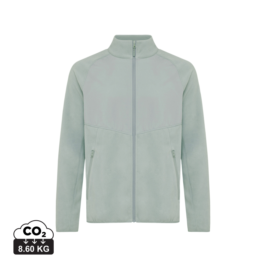 Polaire promotionnelle unisexe zippée Talung Iqoniq Iceberg green